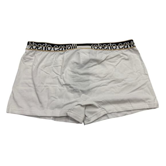 13-67 ROBERTO CAVALLI Men's NWT Cotton Boxer Brief Underwear White Large - Picture 3 of 7